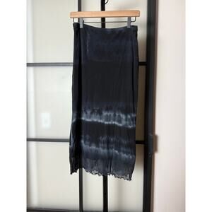 Y2K Bebe Moda Mesh Overlay Midi Skirt Size Large